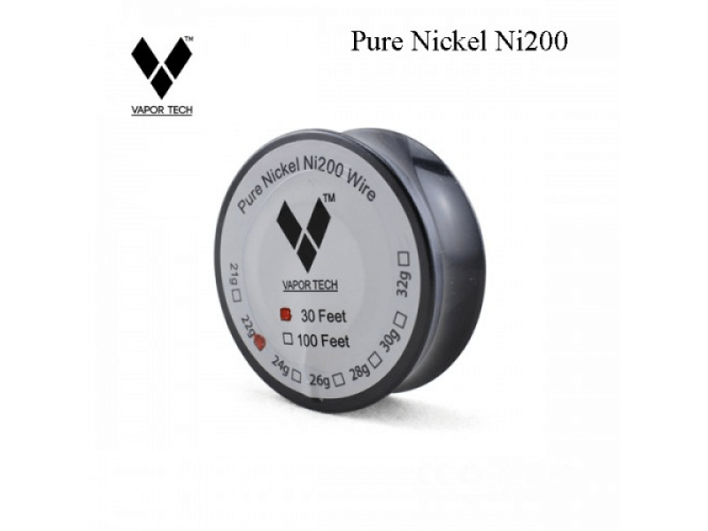 Vaportech Pure Nickel Ni200 Wire 30Ft by Vapor Tech