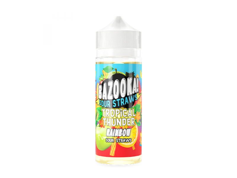 Bazooka Tropical Thunder Rainbow  E-Liquid 100ml Short Fil