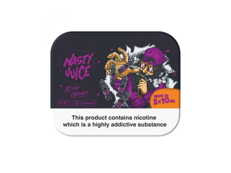 Nasty Juice ASAP Grape E-Liquid 5X10ML