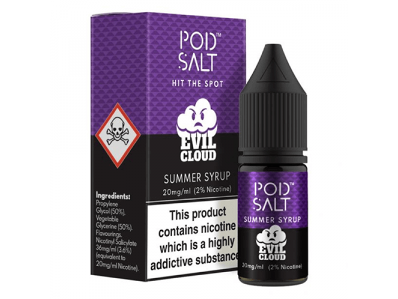 Pod Salt Summer Syrup Nicotine Salt E Liquid | 10ml Bottle