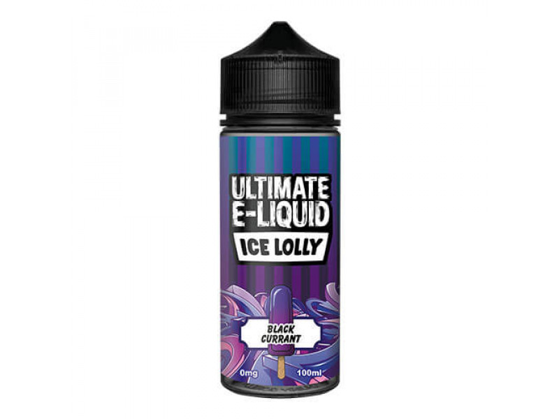 Ultimate E-Liquid Ice Lolly - Blackcurrant 100ml Shortfill