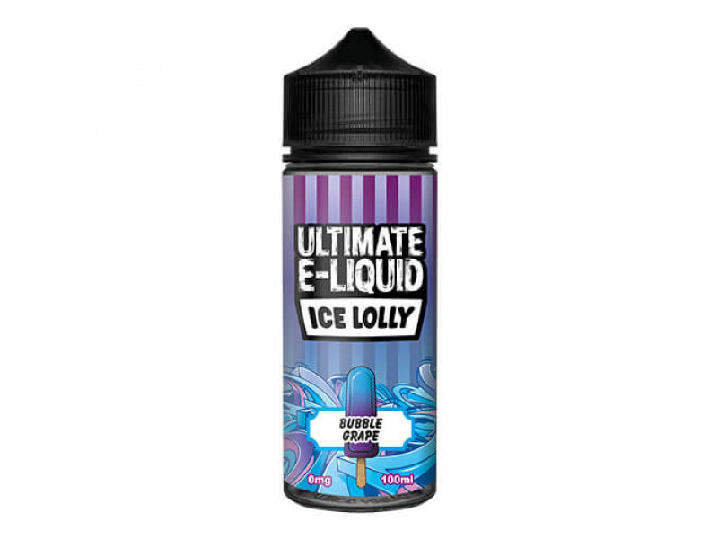 Ultimate E-Liquid Ice Lolly - Bubble Grape 100ml Shortfill