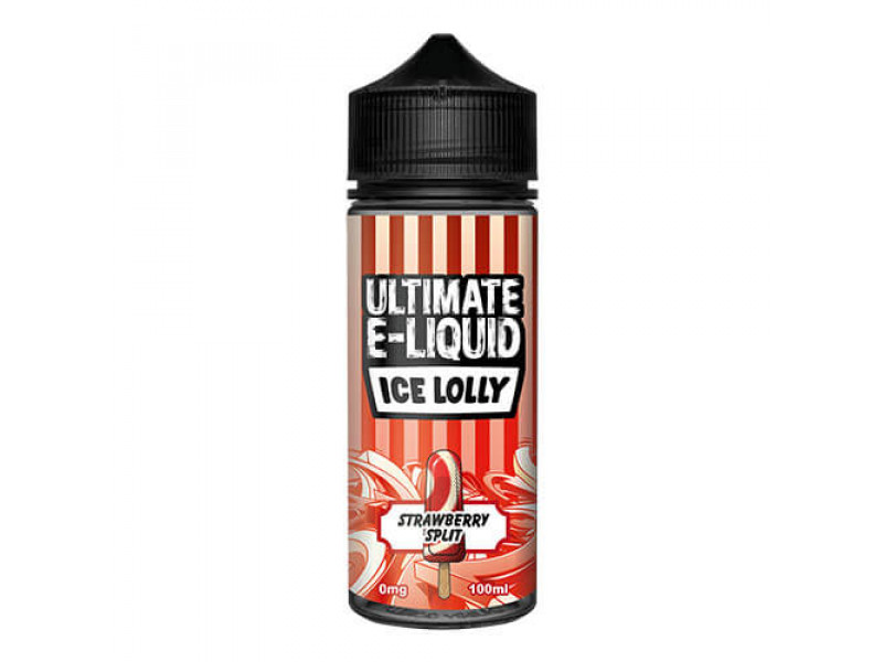 Ultimate E-Liquid Ice Lolly - Strawberry Split 100ml Shortfill