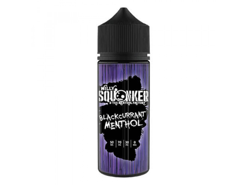 Willy Squonker Blackcurrant Menthol 100ml Short Fill