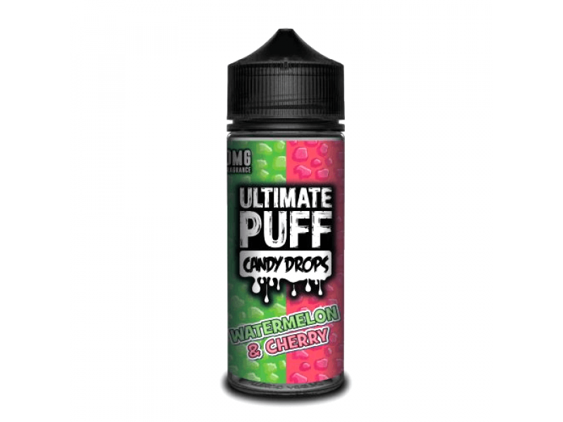 Ultimate Puff Candy Drops Watermelon and Cherry 100ml Shortfill 