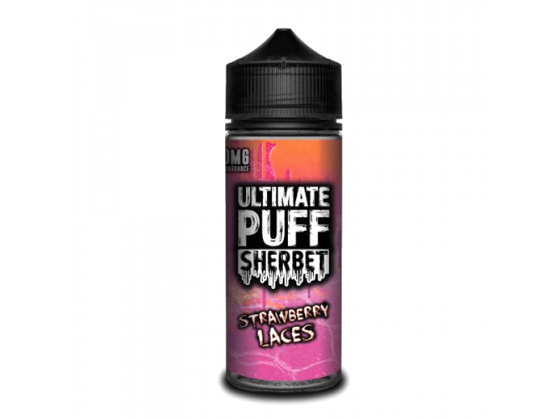 Ultimate Puff Sherbet Strawberry Laces 100ml Short Fill 