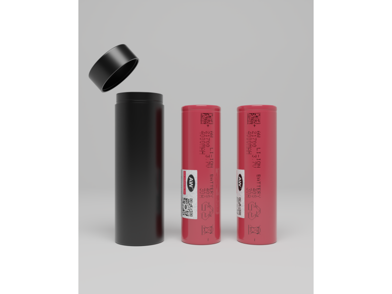 AW 21700 40S 4000mAh Battery Red