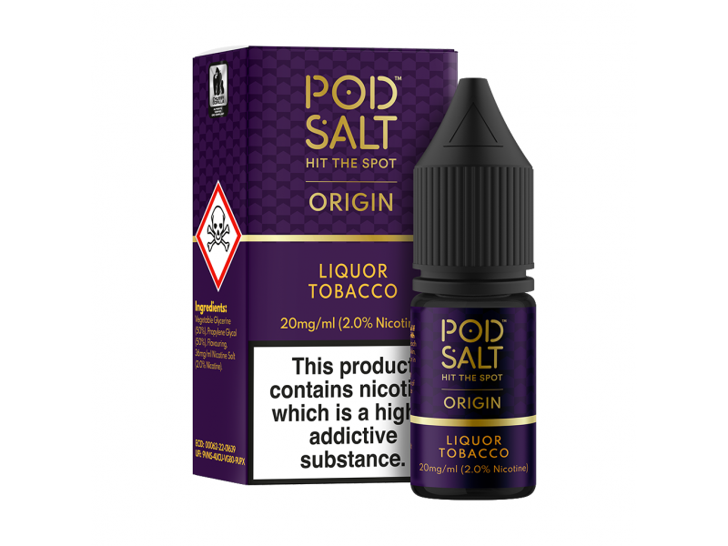 Pod Salt Origin Liquor Tobacco 10ml