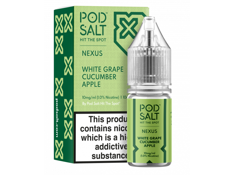Pod Salt Nexus White Grape Cucumber Apple 10ml