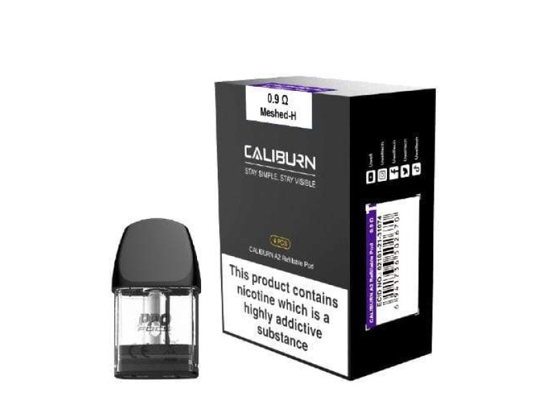 Uwell Caliburn A2 0.9 ohm Replacement Pods